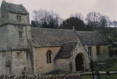 The parish church at Bagendon
